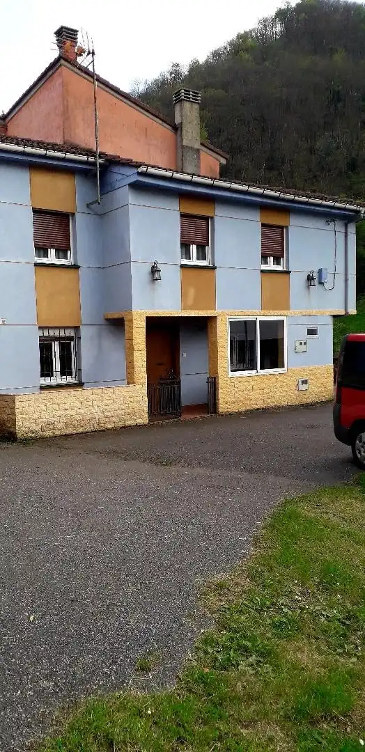 Exterior view of Detached homes for sale in Aller  with Terrace, Furnished and Washing machine