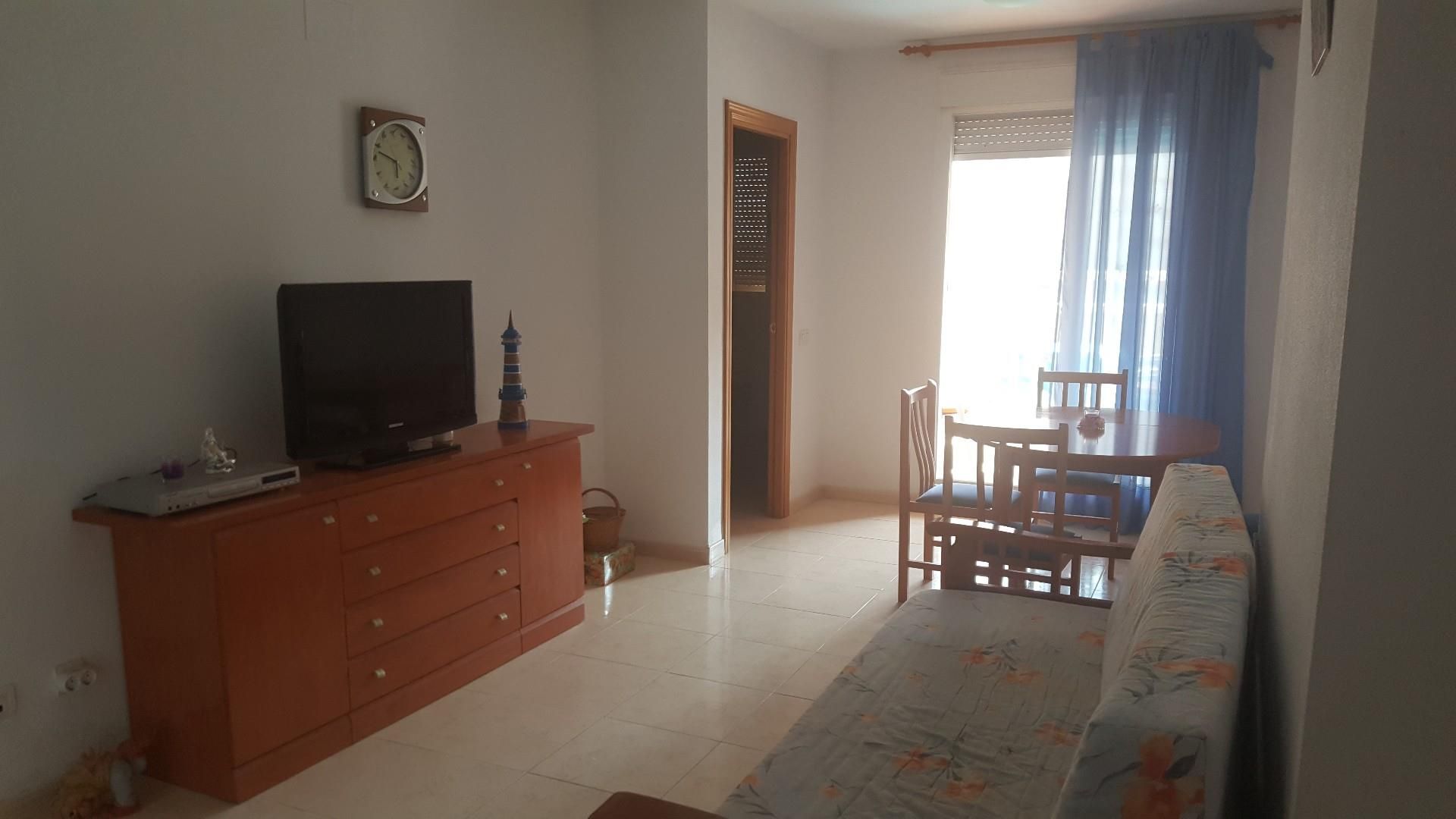 Sala d'estar de Apartament en venda en Oropesa del Mar / Orpesa amb Aire condicionat, Terrassa i Piscina