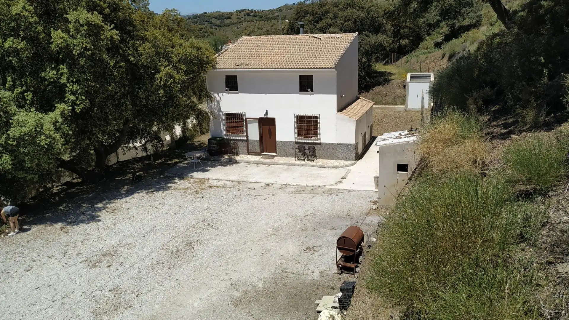Wohnung zum Verkauf in Alhama de Granada Außenansicht von Wohnung zum Verkauf in Alhama de Granada mit Privatgarten, Terrasse und Schwimmbad