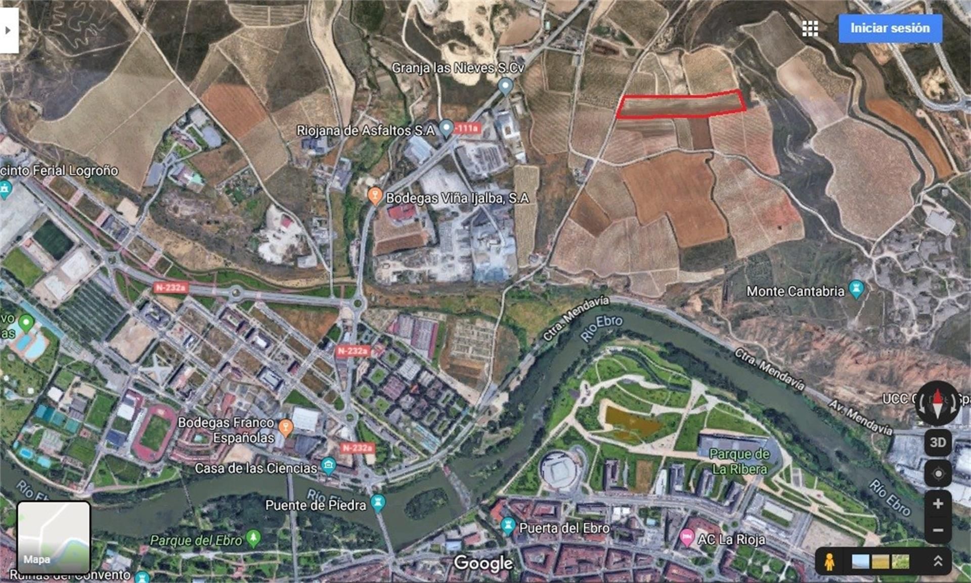 Exterior view of Constructible Land for sale in  Logroño