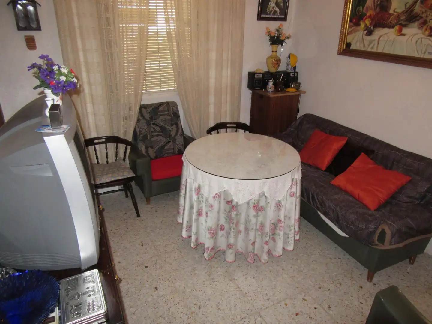 Living room of Flat for sale in Daimiel  with Private garden, Parquet flooring and Storage room