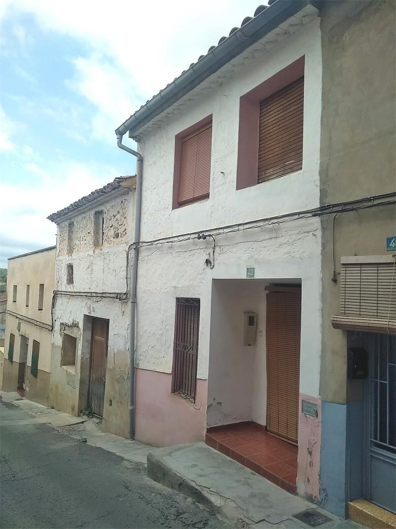 Exterior view of Single-family semi-detached for sale in Navarrés  with Furnished, Oven and Washing machine