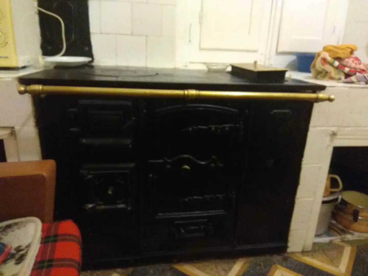 Cocina de Casa o chalet en venta en Las Omañas  con Parquet, Trastero y Amueblado