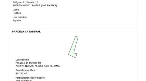 Land for sale in Päjara pueblo, Las Palmas - image 2 Photo 2 of Land for sale in Päjara pueblo, Las Palmas