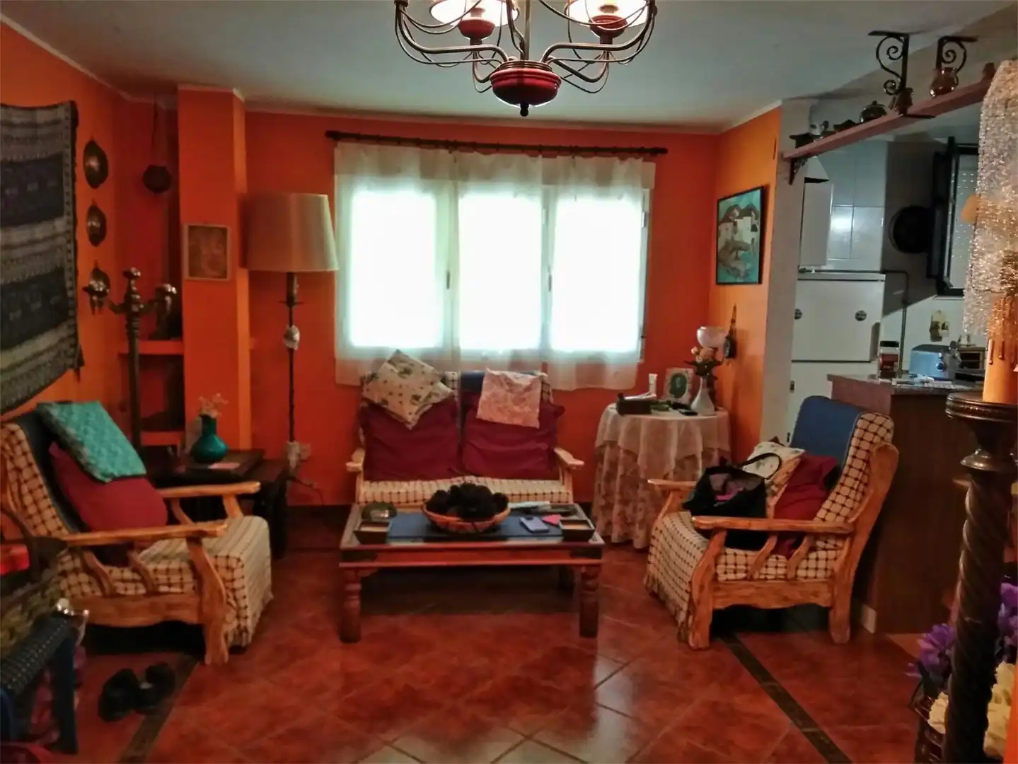 Sala de estar de Casa o chalet en venta en Sotés con Jardín privado, Horno y Lavadora