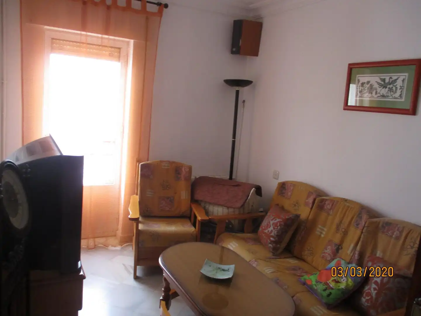 Piso en venta en Calle Santa Ana, 1, Monesterio Sala de estar de Piso en venta en Monesterio con Aire acondicionado, Calefacción y Terraza