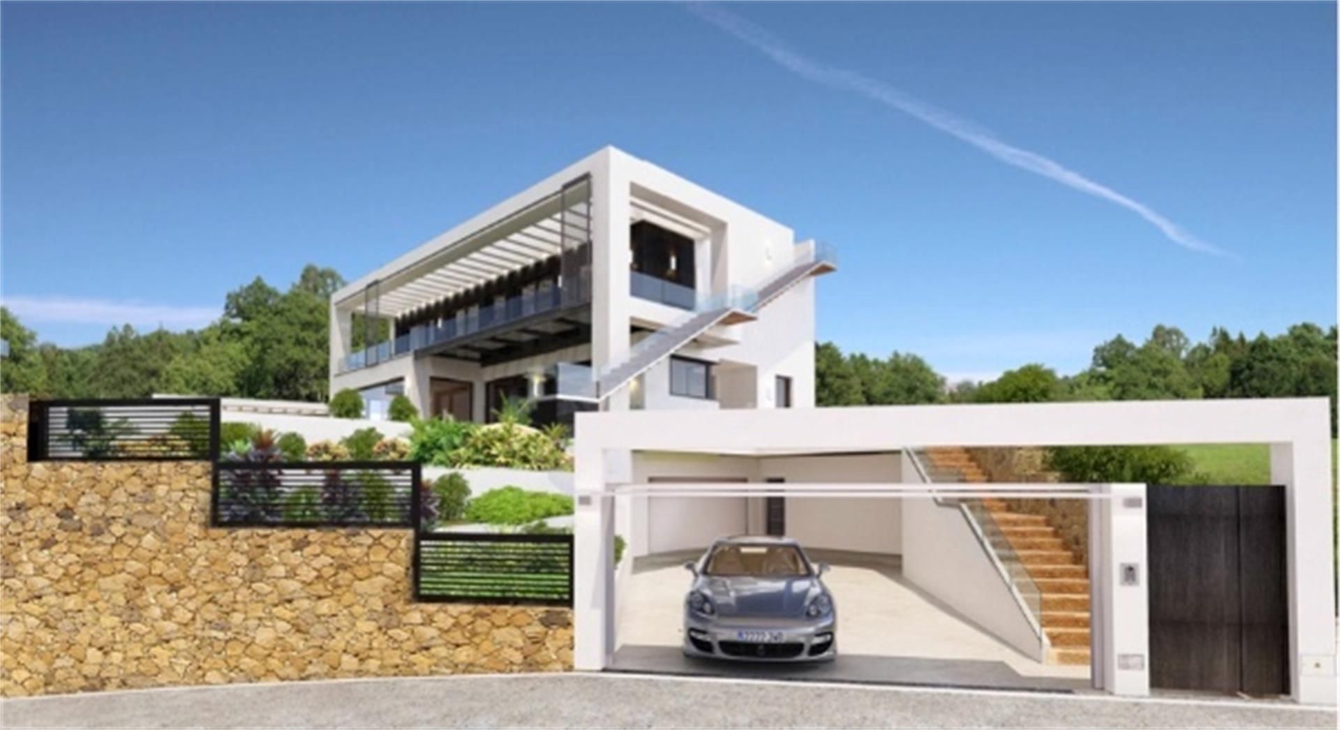 Exterior view of Land for sale in Benissa