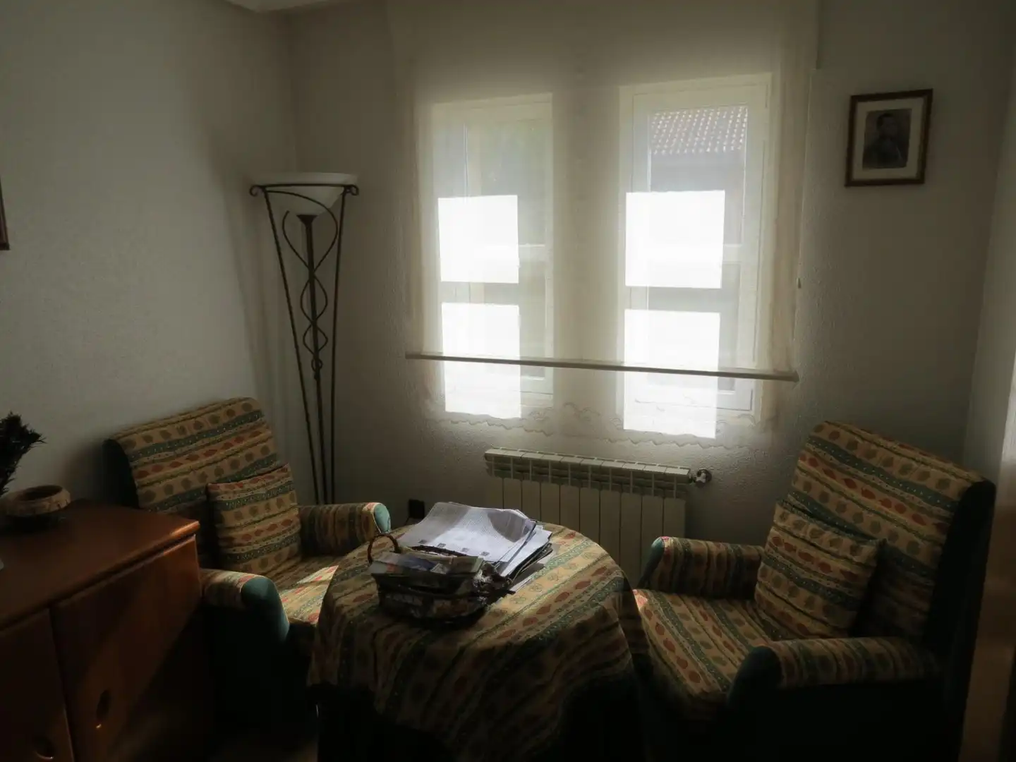 Living room of Flat for sale in Villaralbo  with Heating, Private garden and Parquet flooring