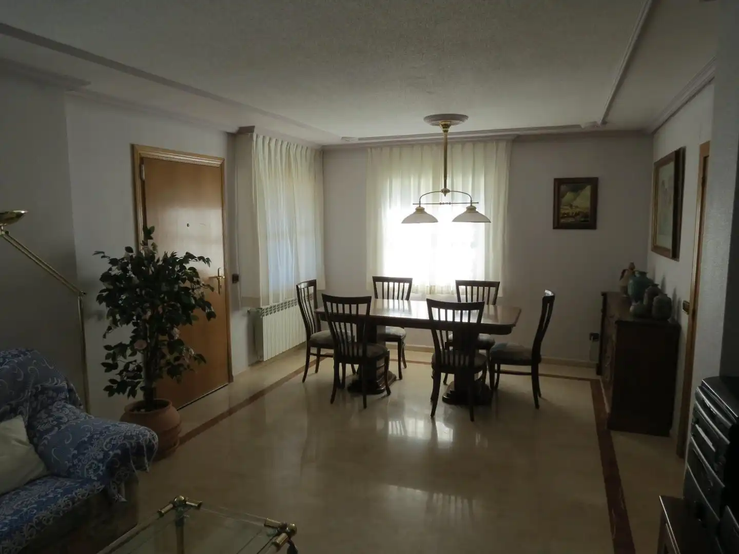 Dining room of Flat for sale in Villaralbo  with Heating, Private garden and Parquet flooring