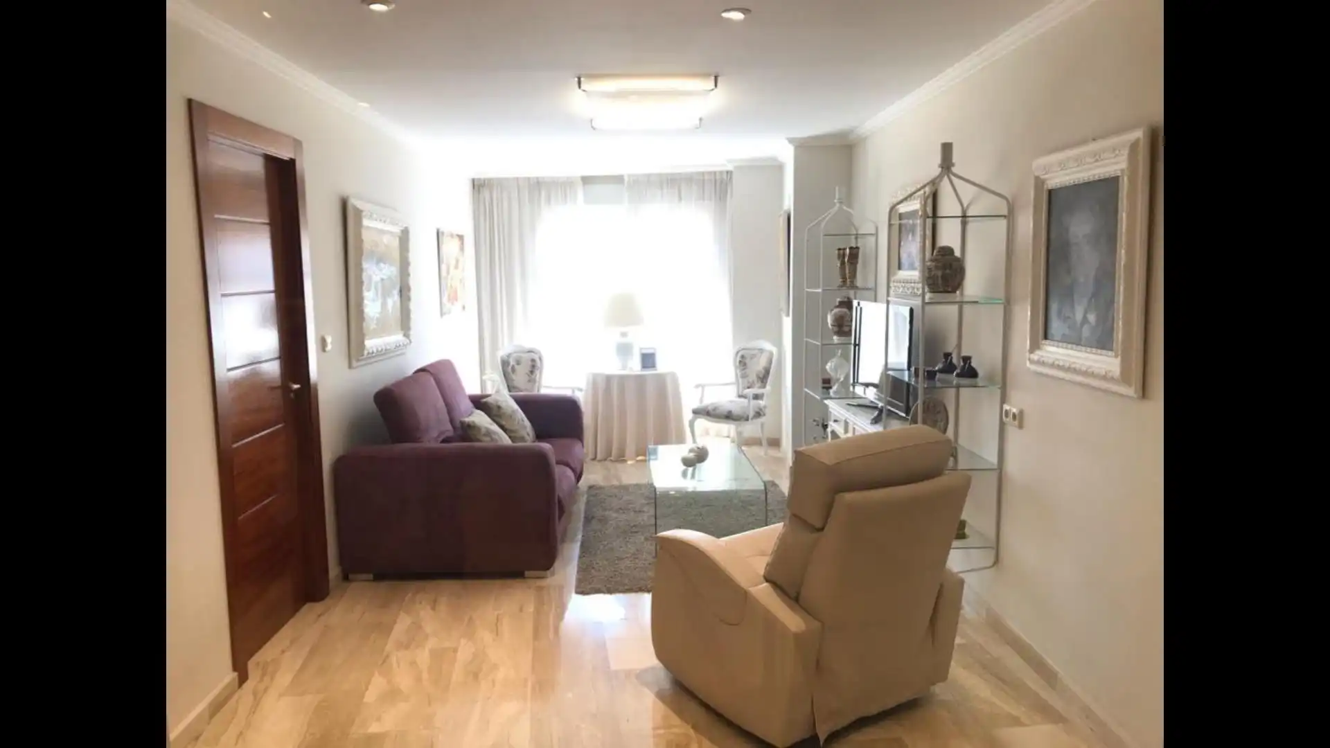 Sala de estar de Casa adosada en venta en Almansa con Aire acondicionado, Calefacción y Terraza
