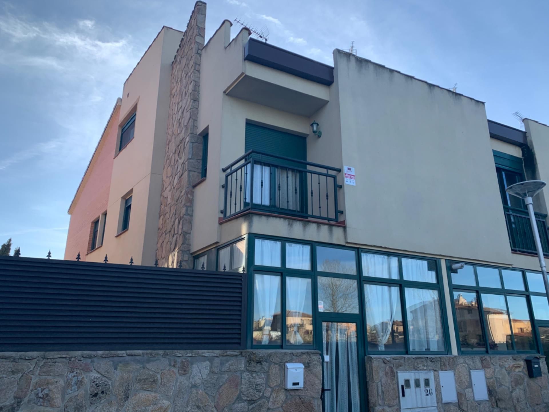 Exterior view of Single-family semi-detached for sale in Trescasas  with Heating, Private garden and Terrace