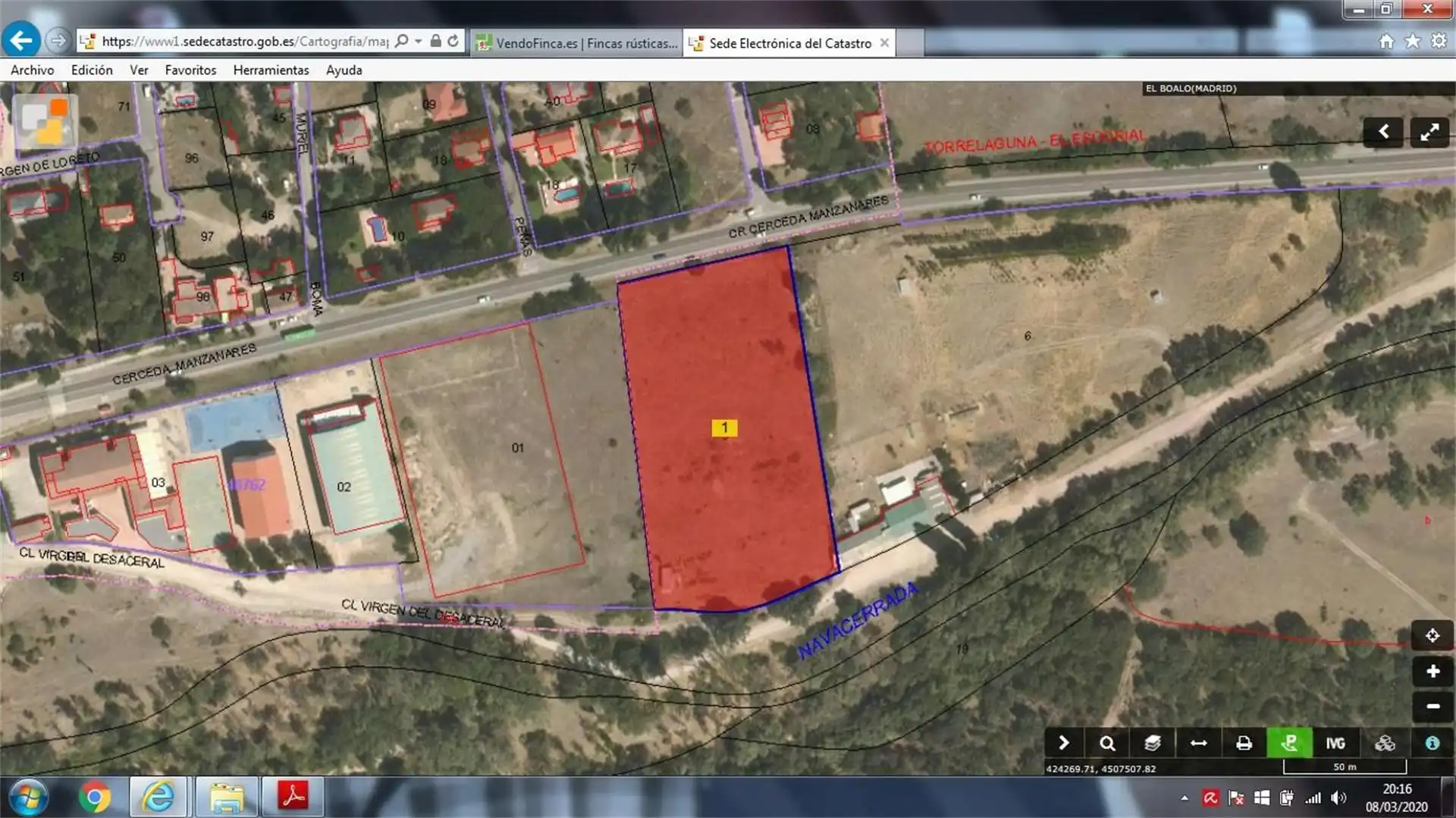 Land for sale in Carretera de Manzanares, 15, El Boalo Land for sale in El Boalo - Cerceda – Mataelpino