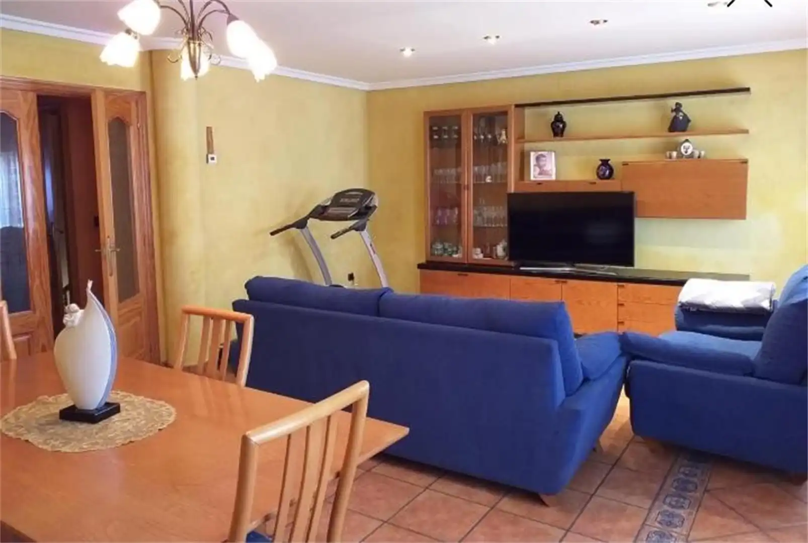 Flat for sale in Calle Plana Sancho, 71, Mas de las Matas Living room of Flat for sale in Mas de las Matas with Heating, Parquet flooring and Terrace