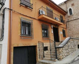 Exterior view of Single-family semi-detached for sale in Valverde de Júcar  with Heating, Storage room and Furnished