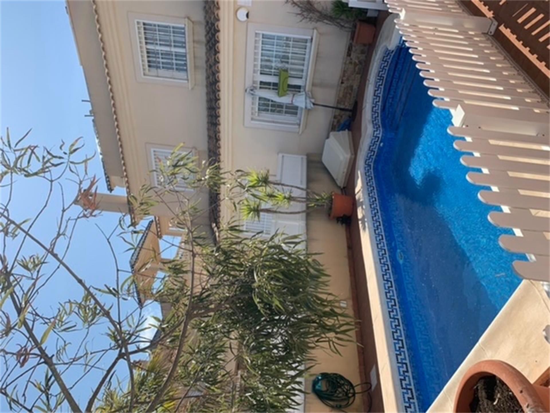 Exterior view of House or chalet for sale in Pilar de la Horadada  with Air Conditioner, Terrace and Swimming Pool