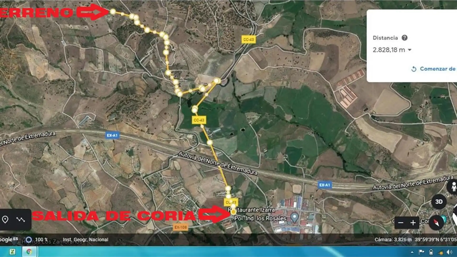 Terreno en venta en Coria