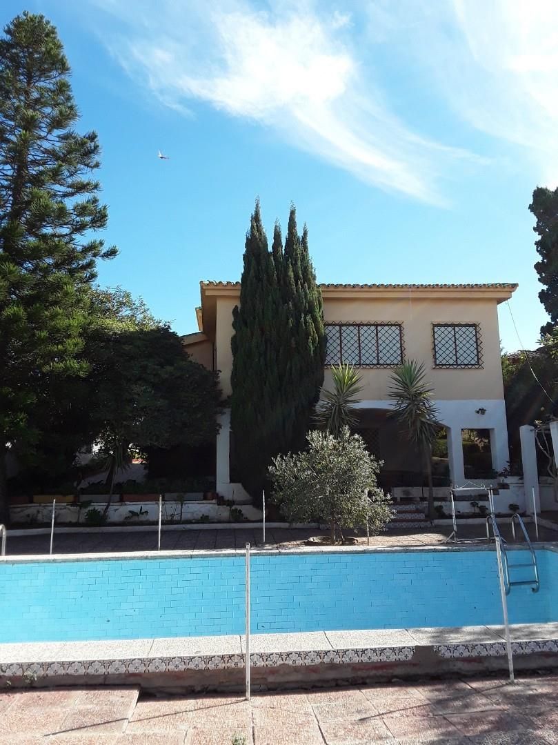 Exterior view of House or chalet for sale in  Ceuta Capital  with Private garden and Swimming Pool