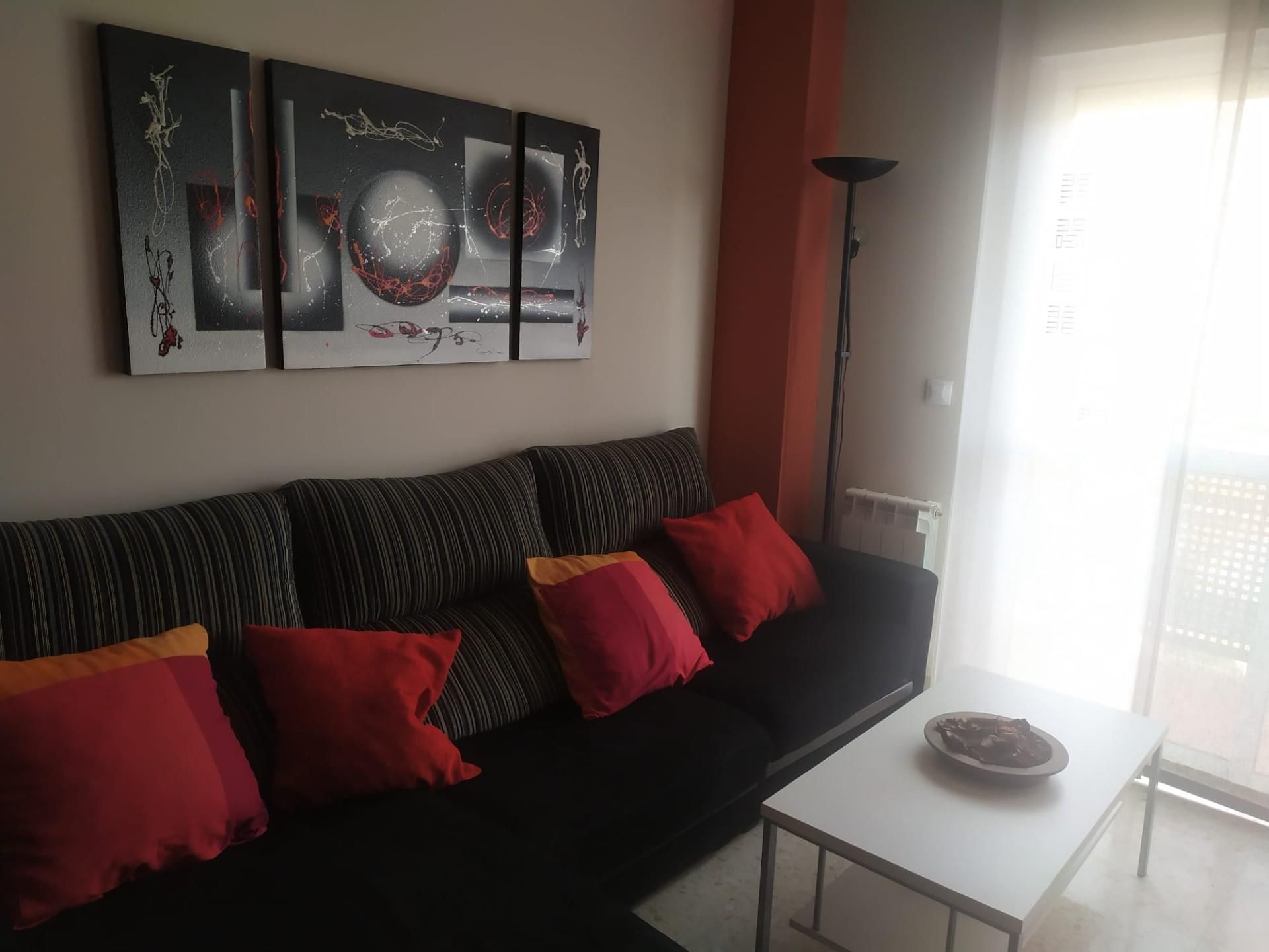 Living room of Flat for sale in El Pla de Santa Maria  with Heating, Terrace and Storage room