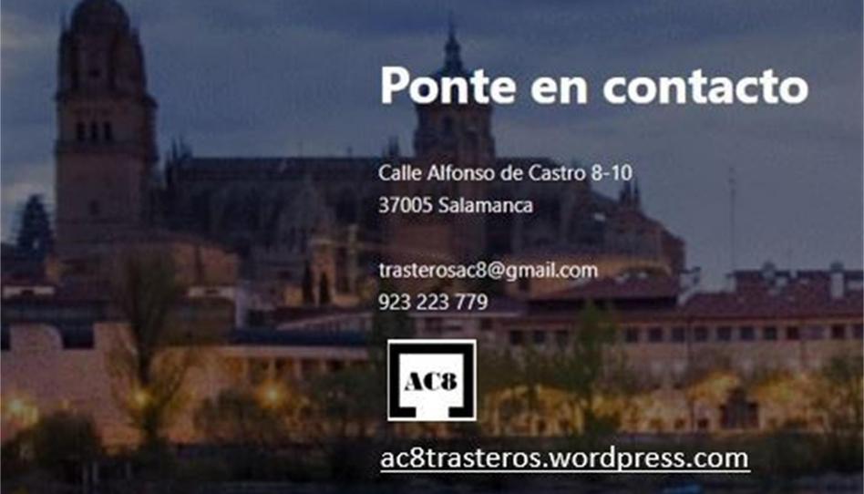 Foto 1 de Traster en venda a Calle de Alfonso de Castro, 8, Salesas, Salamanca