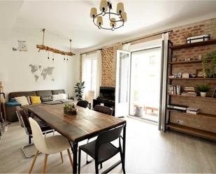 Living room of Flat to rent in  Madrid Capital  with Air Conditioner, Terrace and Balcony