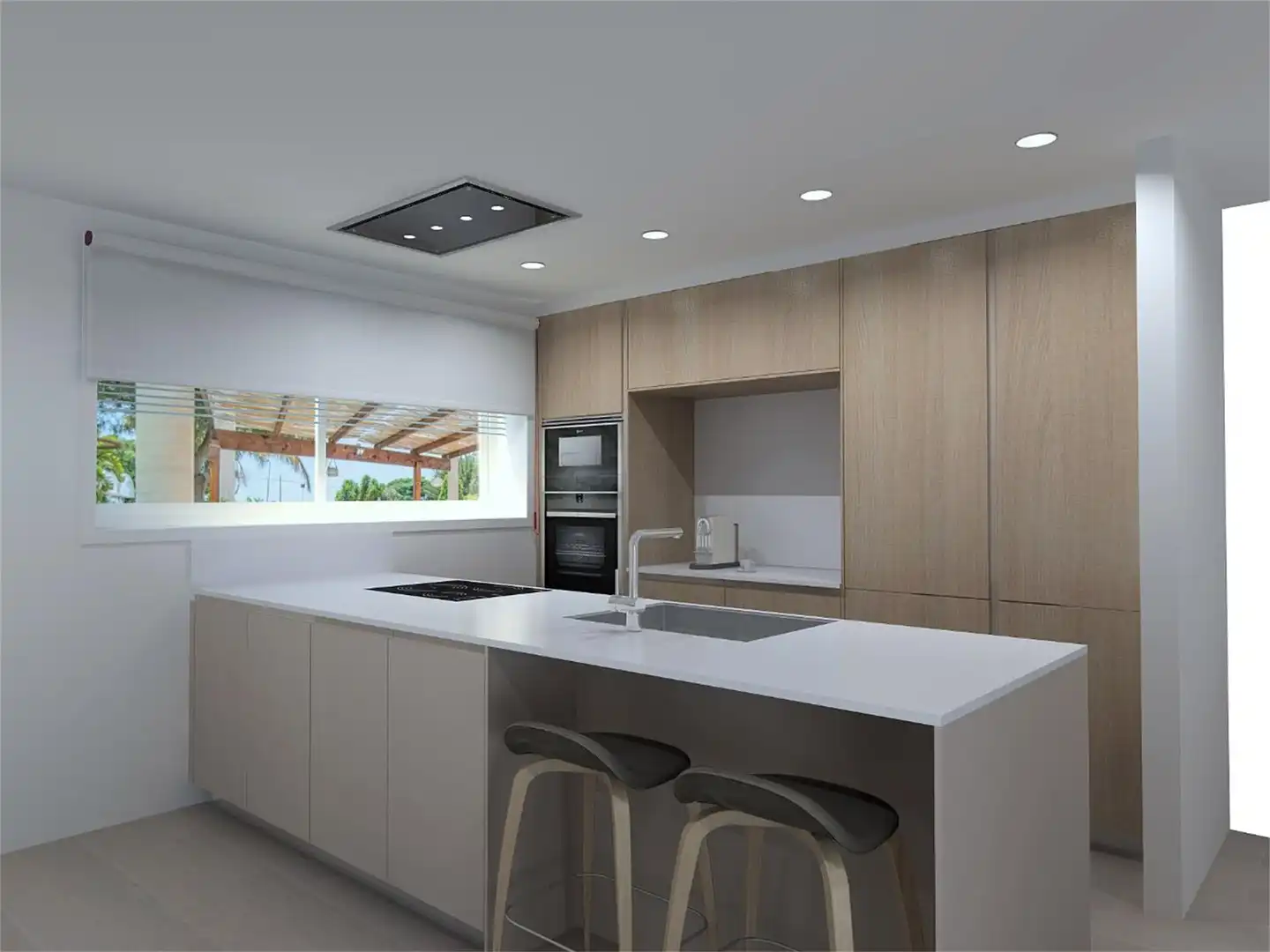 Piso en venta en Carrer València, 58, Lloret Verd - Els Pinars Cocina de Piso en venta en Lloret de Mar con Aire acondicionado, Calefacción y Jardín privado