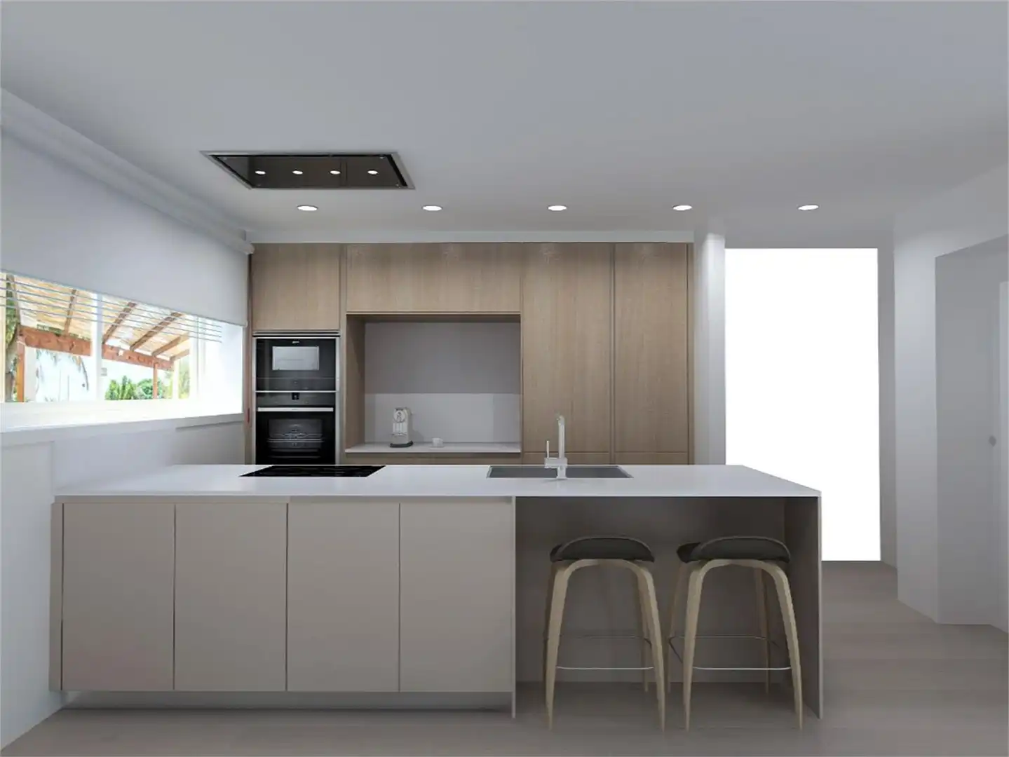 Piso en venta en Carrer València, 58, Lloret Verd - Els Pinars Cocina de Piso en venta en Lloret de Mar con Aire acondicionado, Calefacción y Jardín privado