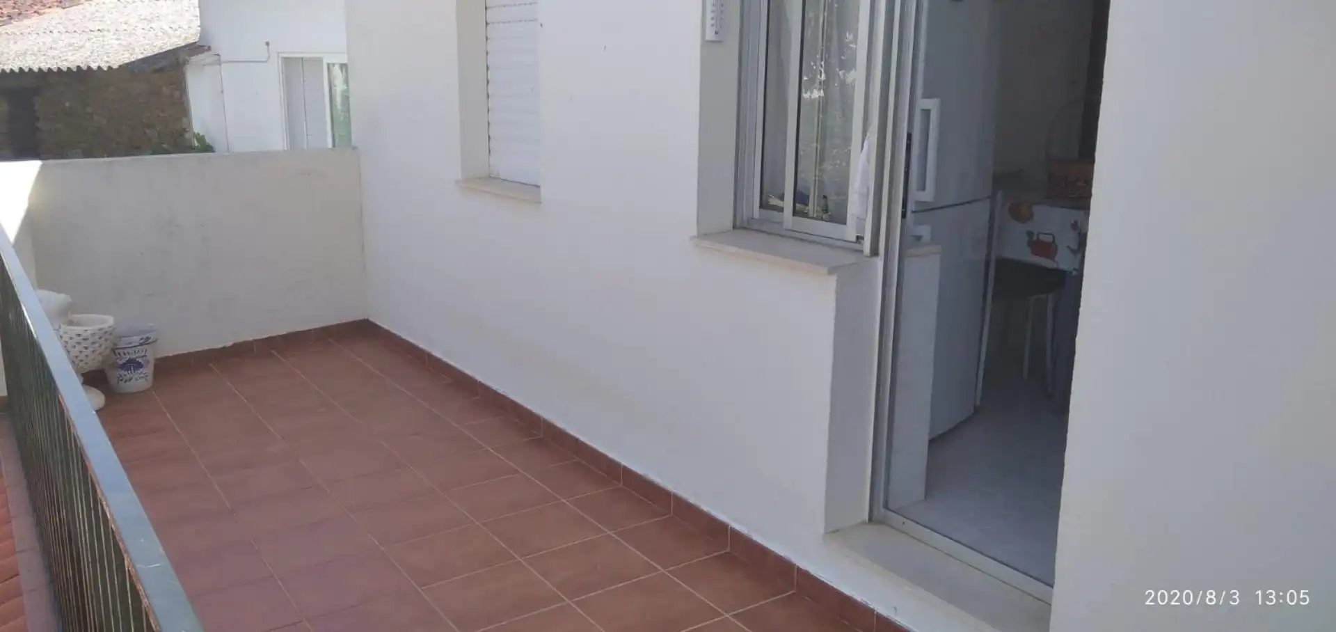 Terrasse von Wohnung zum Verkauf in Perales del Puerto mit Klimaanlage, Terrasse und Abstellraum