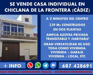 Exterior view of Planta baja for sale in Chiclana de la Frontera  with Terrace, Storage room and Balcony