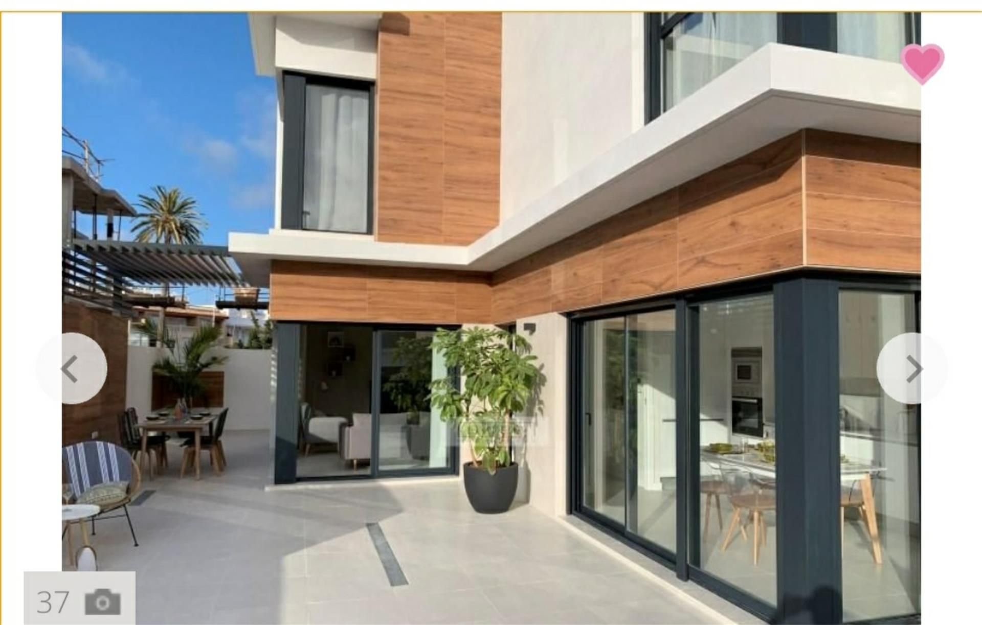 Terrace of House or chalet for sale in San Javier  with Air Conditioner, Heating and Parquet flooring
