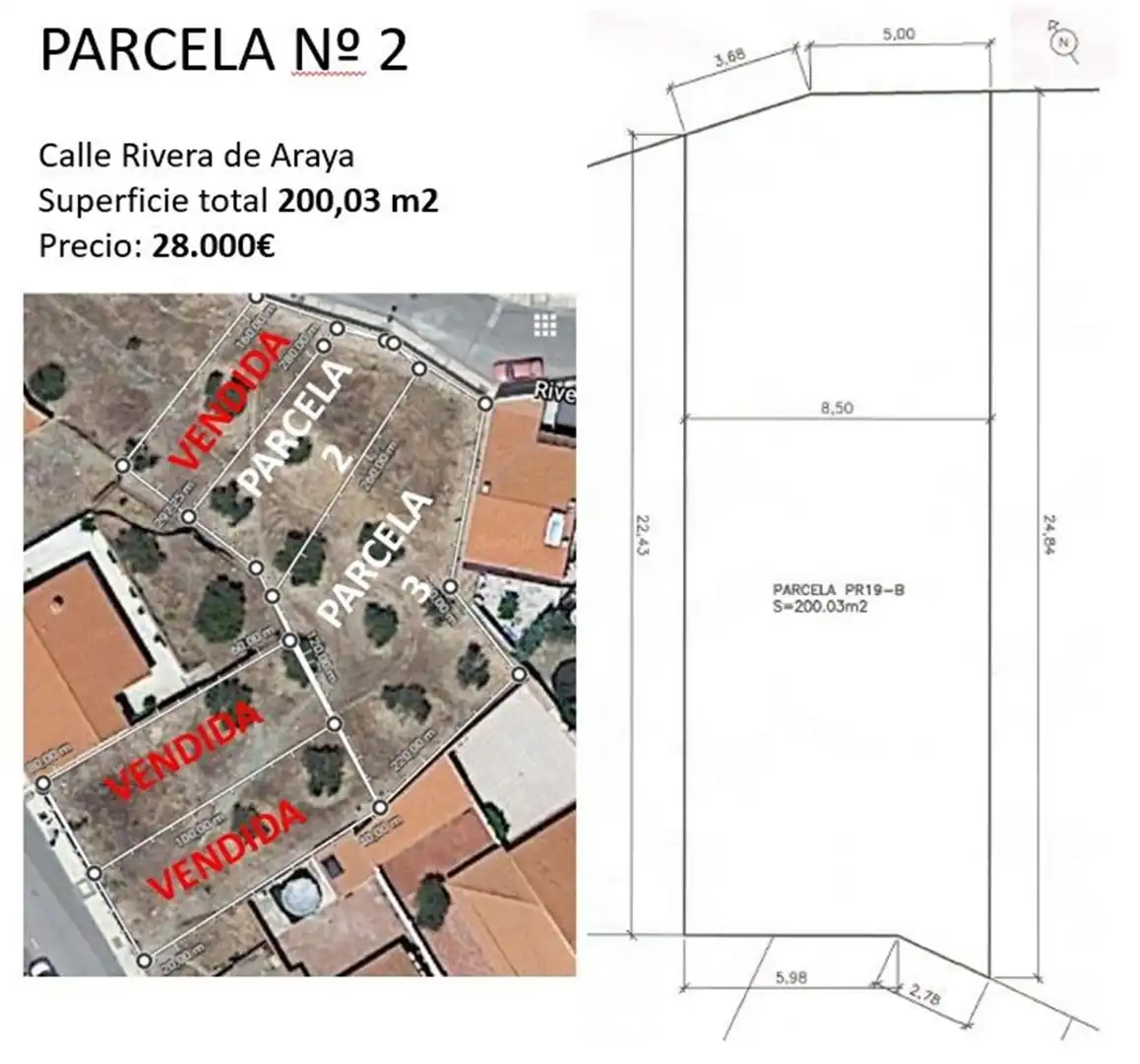 Terreno en venta en Garrovillas de Alconétar