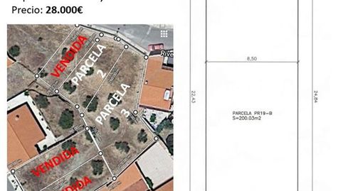 Land for sale in Callejón Ollerías, Garrovillas de Alconétar, Cáceres - image 3 Photo 3 of Land for sale in Callejón Ollerías, Garrovillas de Alconétar, Cáceres