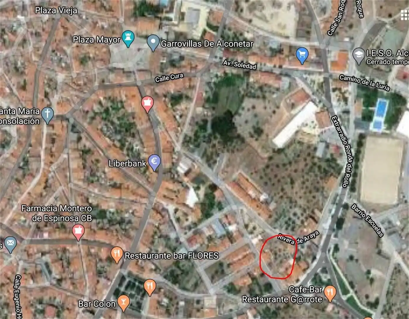Terreno en venta en Garrovillas de Alconétar
