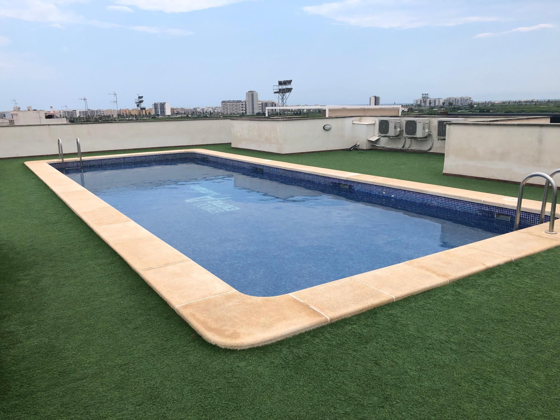Swimming pool of Attic for sale in Moncofa  with Air Conditioner, Heating and Terrace