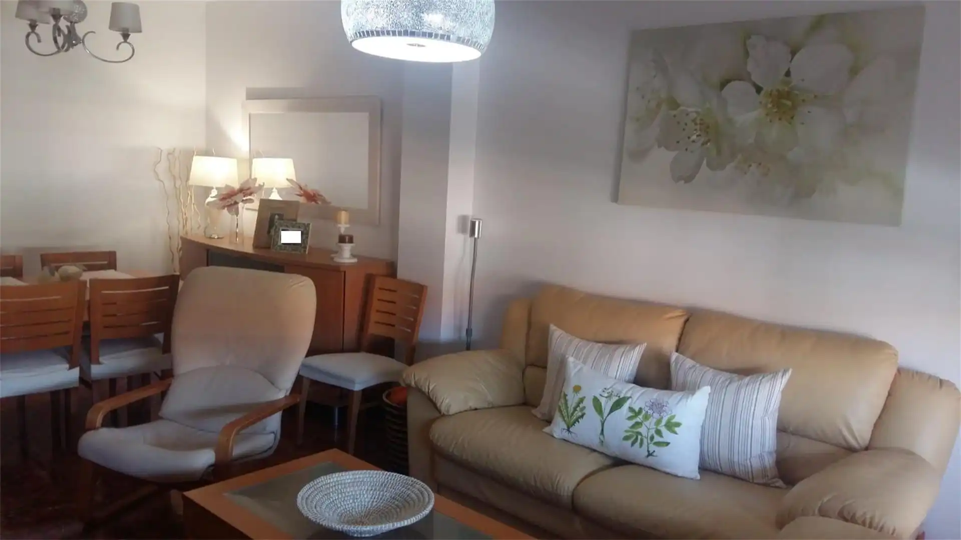 Piso en venta en Calle Ángel, Manuel Sala de estar de Piso en venta en Manuel con Aire acondicionado, Calefacción y Terraza