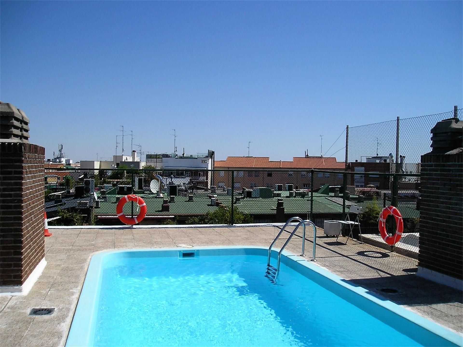 Swimming pool of Flat for sale in  Madrid Capital  with Air Conditioner