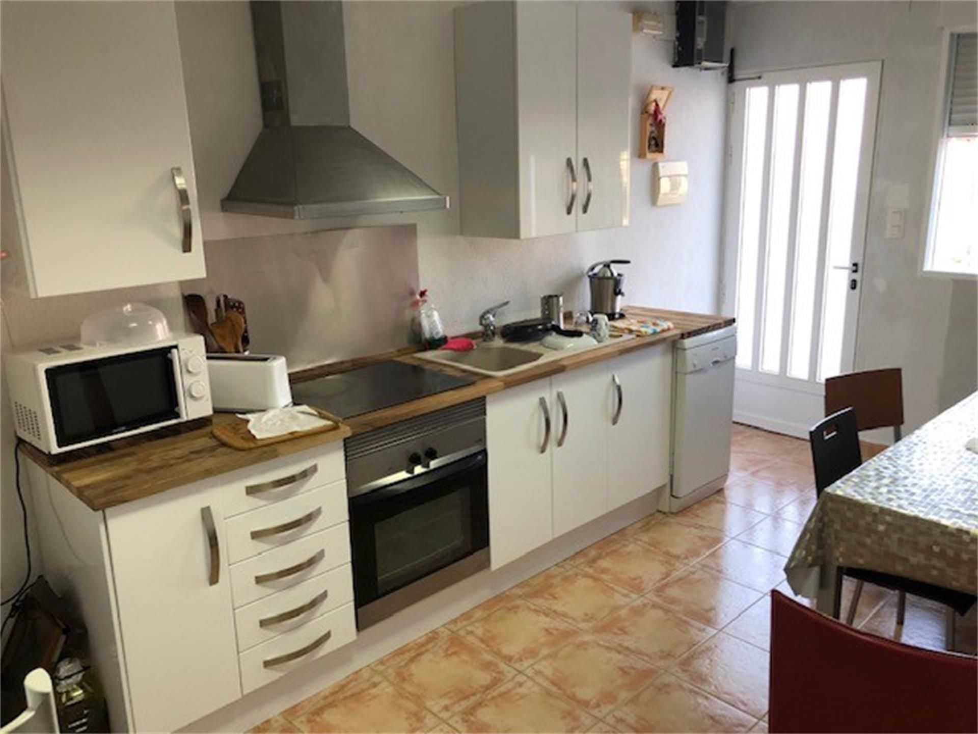 Finca rústica en venta en Alhama de Murcia ciudad Cocina de Finca rústica en venta en Alhama de Murcia con Aire acondicionado, Jardín privado y Terraza