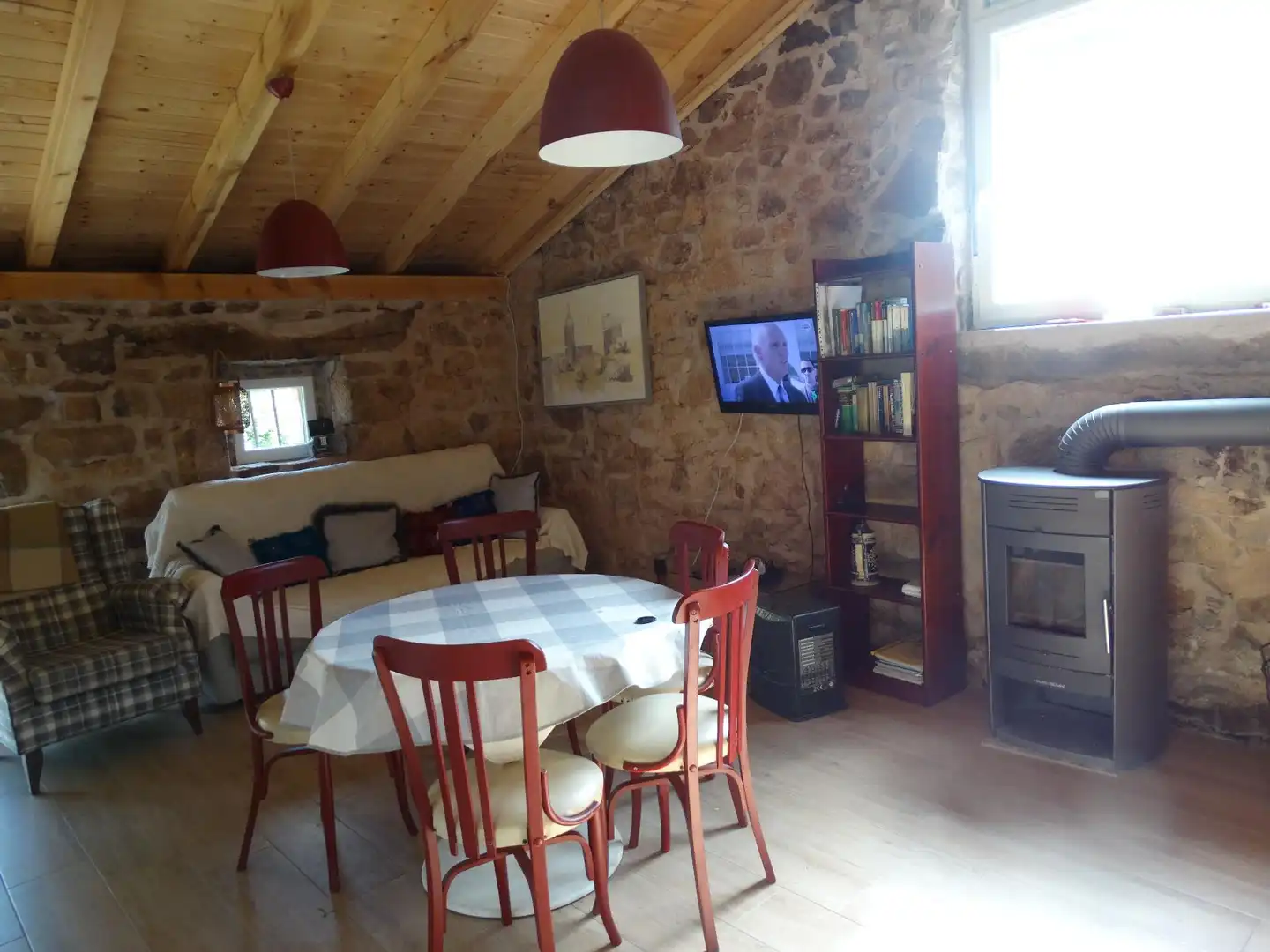 Living room of Country homes for sale in Tinieblas de la Sierra  with Private garden, Furnished and Oven