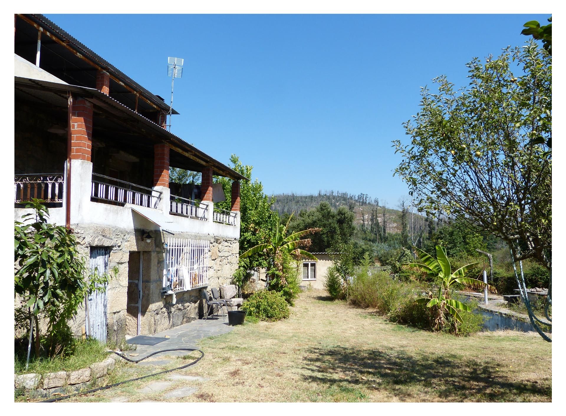 Exterior view of House or chalet for sale in As Neves    with Terrace, Swimming Pool and Balcony