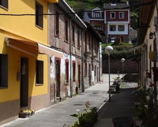 Vista exterior de Casa adosada en venda en Mieres (Asturias) amb Jardí privat