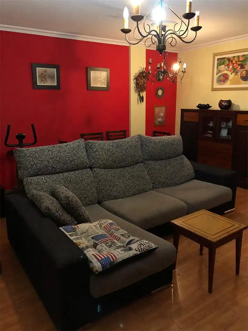 Wohnzimmer von Maisonette zum Verkauf in Almería mit Klimaanlage und Balkon