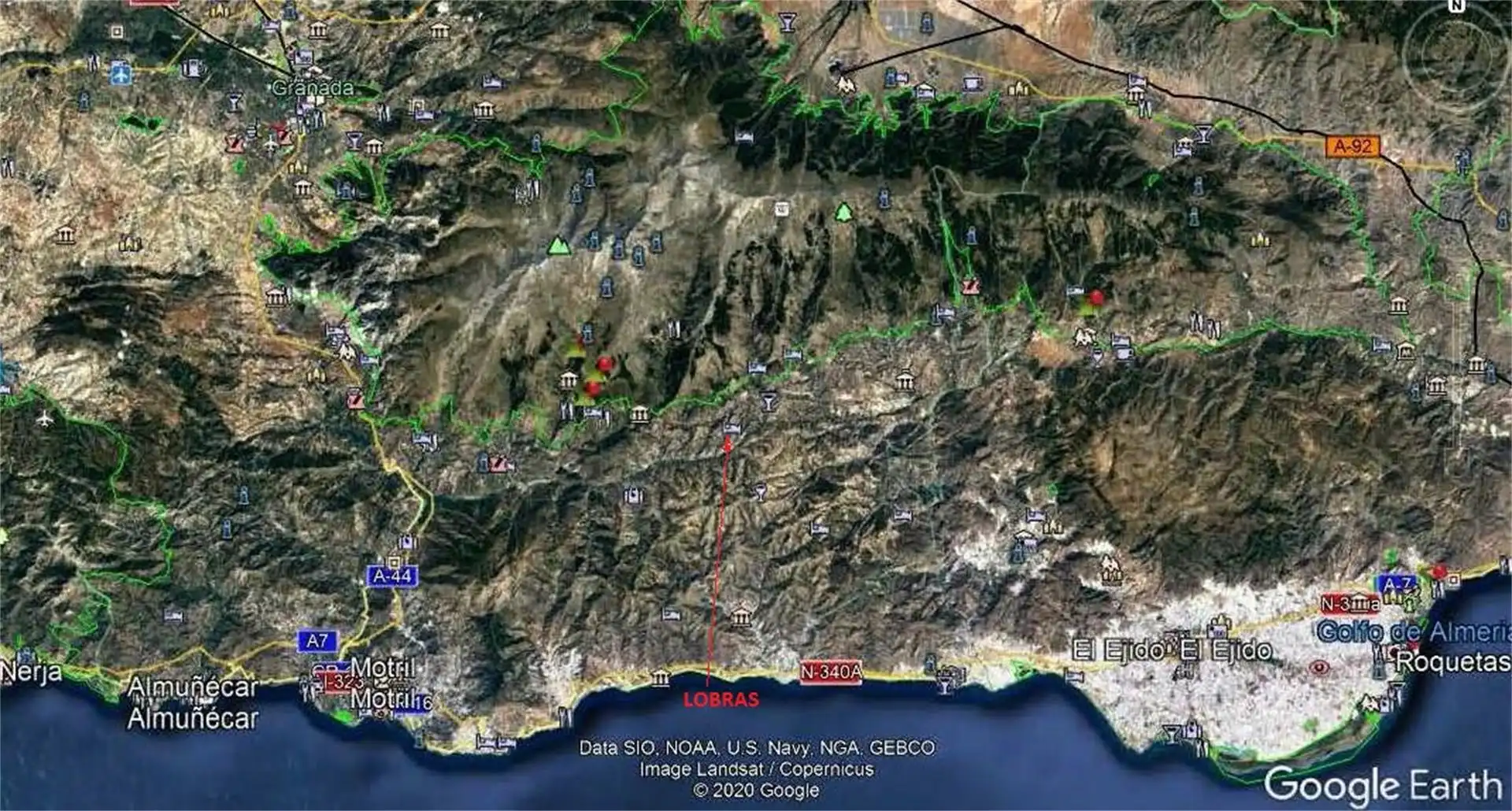 Bebaubares Gelände zum Verkauf in GR-413, Lobras Bebaubares Gelände zum Verkauf in Lobras