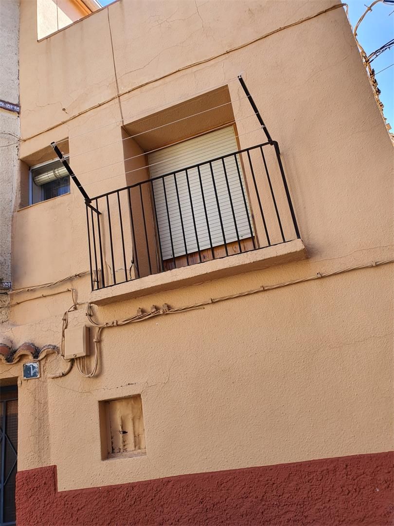 Exterior view of Single-family semi-detached for sale in Illueca  with Heating, Terrace and Storage room