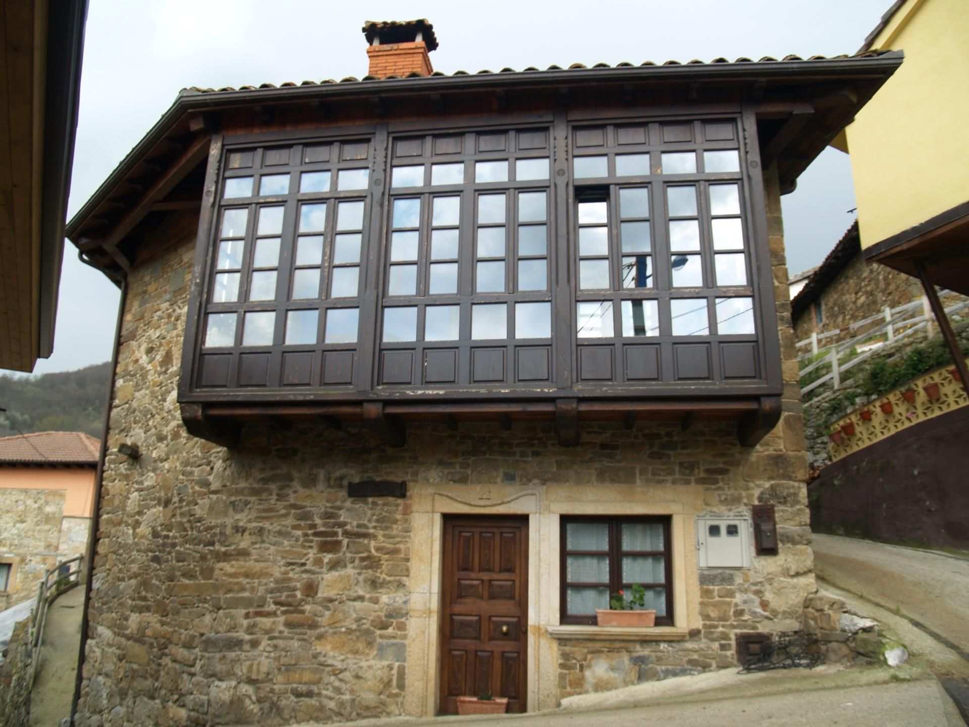 Exterior view of Apartment for sale in Caso  with Heating, Private garden and Parquet flooring