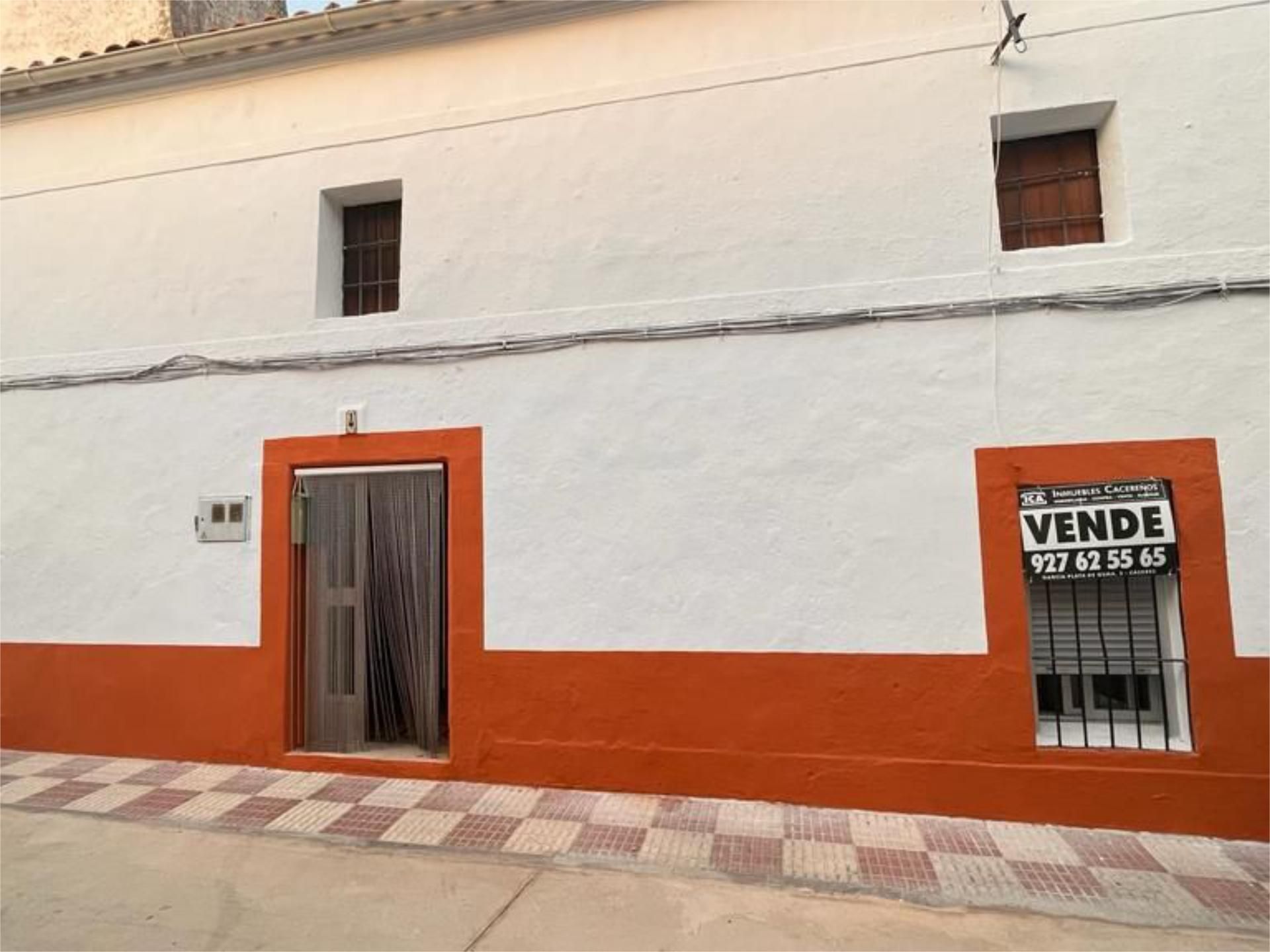 Exterior view of Single-family semi-detached for sale in Aldea del Cano  with Furnished, Washing machine and TV