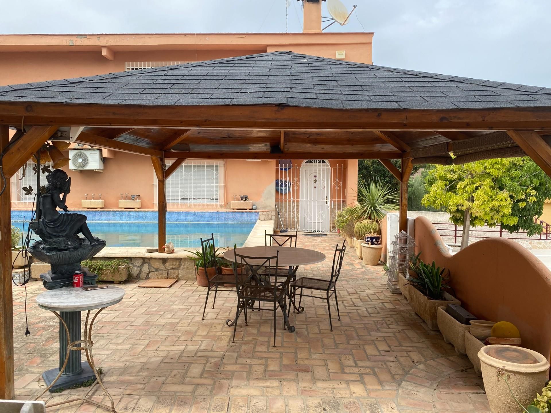 Terrassa de Finca rústica en venda en Bétera amb Aire condicionat, Terrassa i Piscina