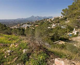 Exterior view of Constructible Land for sale in Altea