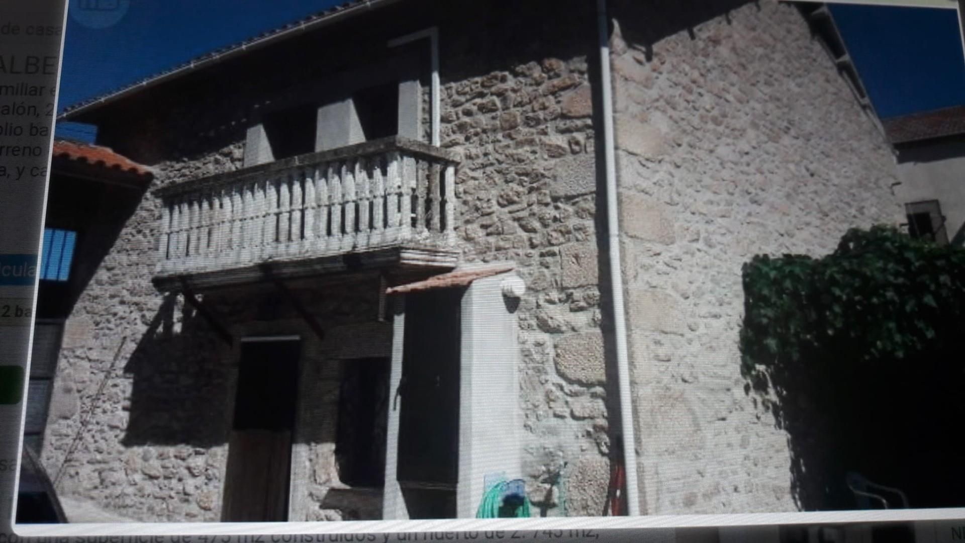 Vista exterior de Finca rústica en venda en La Alberguería de Argañán  amb Aire condicionat, Calefacció i Jardí privat