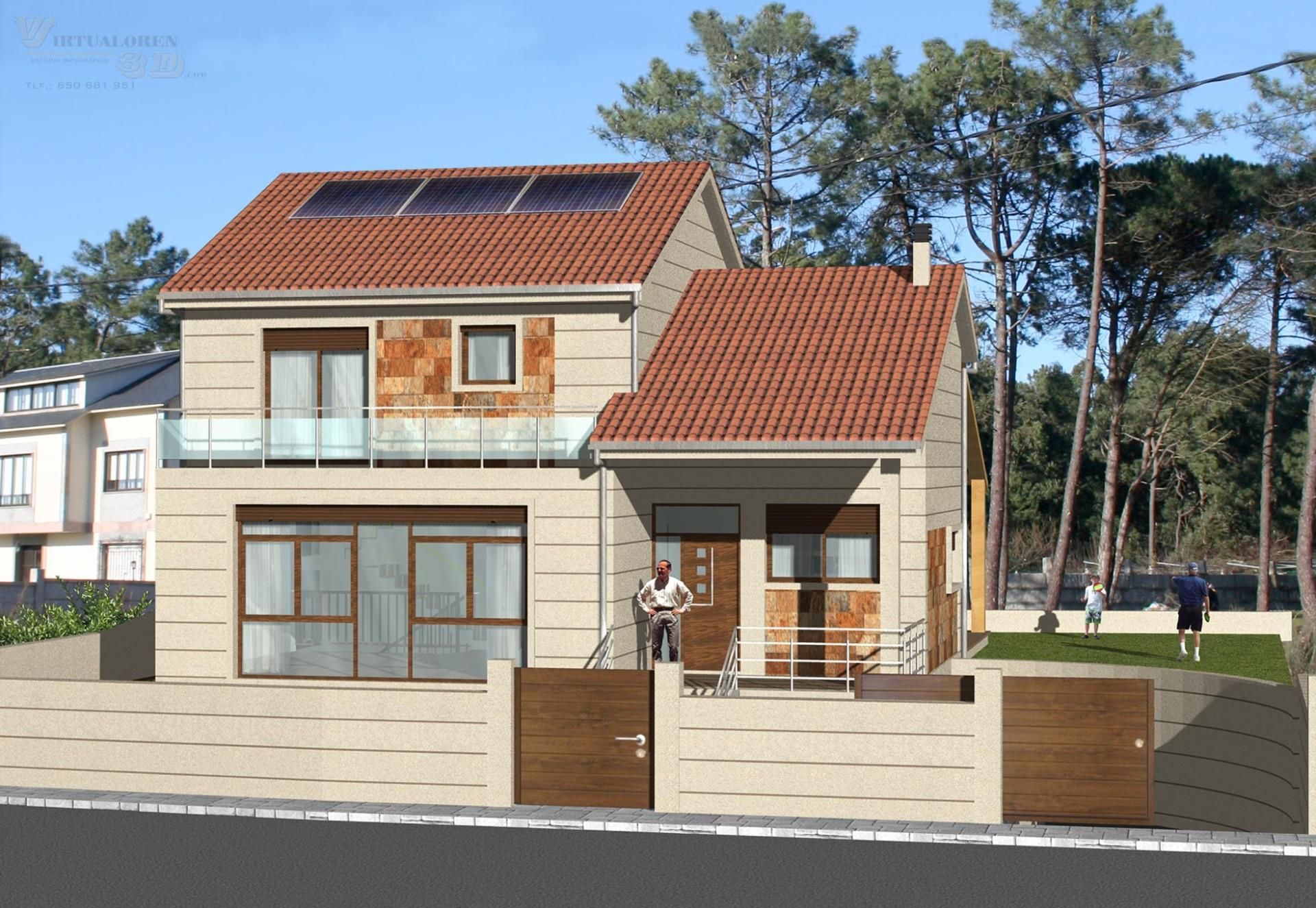 Casa o xalet en venda en Vilanova de Arousa amb Jardí privat, Terrassa i Piscina