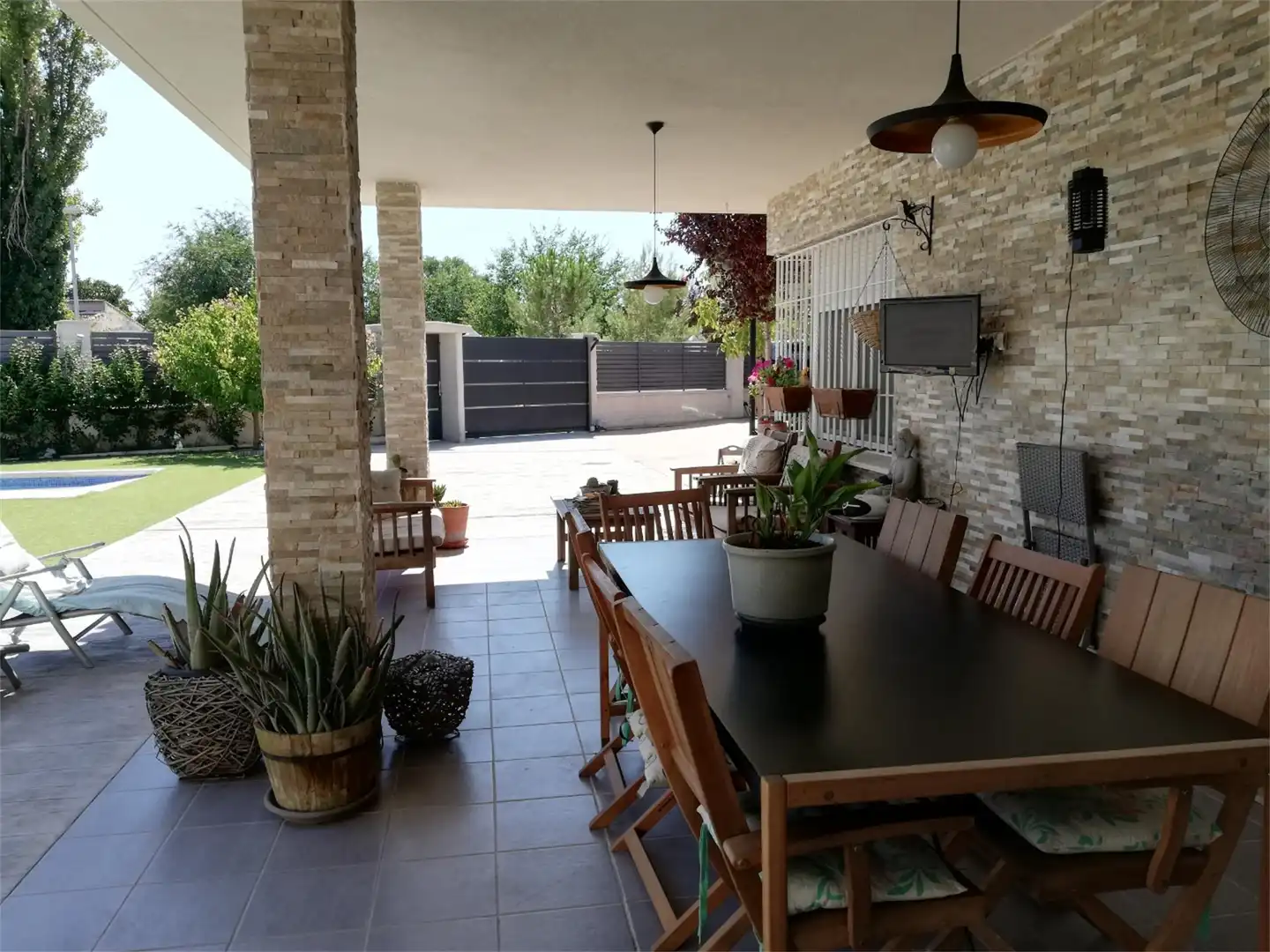 Terrassa de Casa o xalet en venda en Albacete amb Aire condicionat, Calefacció i Jardí privat