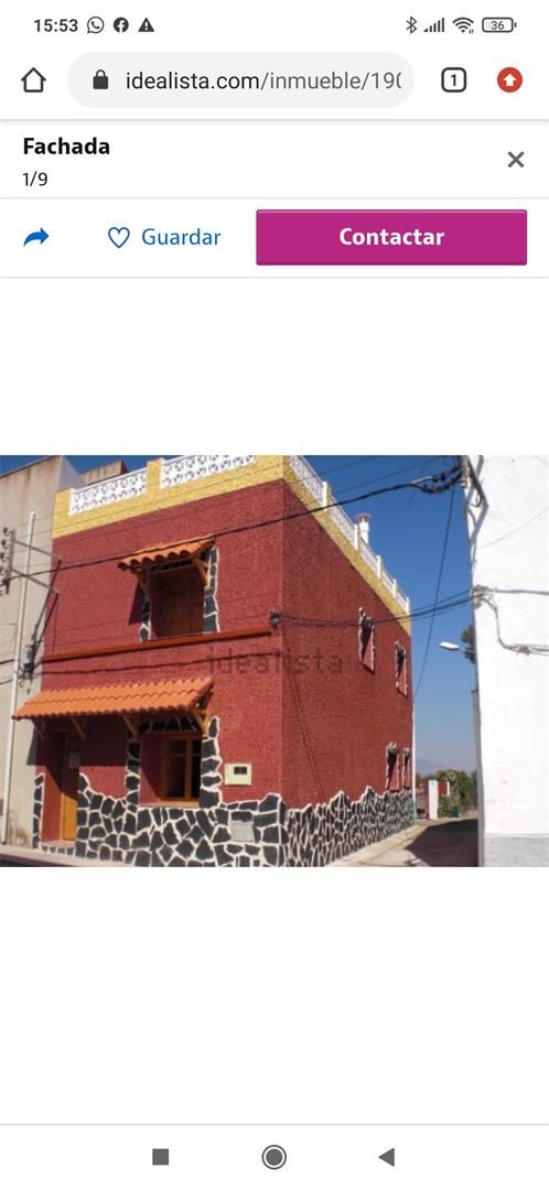 Vista exterior de Casa adosada en venda en San Rafael del Río amb Terrassa i Balcó